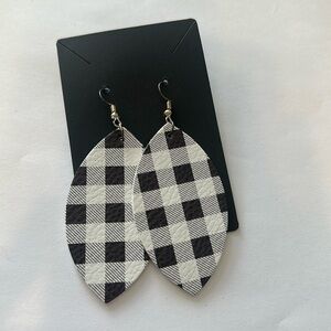 Buffalo plaid earrings